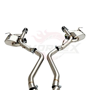 ท่อร่วมไอเสียสแตนเลส Vortex T304 สำหรับ Dodge Durango 5.7L 6.4L ปี 2012-2022 เสียงดังทรงพลัง ขนาด 76 มม./3 นิ้ว หนา 1.5 มม. แบบกระจกเงา - Product Image 5