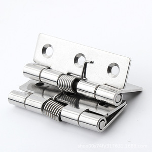 Stainless Steel 304 Self-Closing Hinge 1 Inch 2 Inch Door Window Hardware Industrial Design 4 Hole Spring Hinge - Product Image 5
