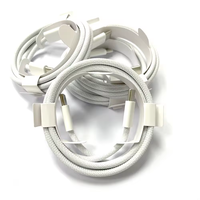 Câble tressé USB-C vers USB-C 1M 3A PD 60W pour iPhone 15 16, câble de charge rapide et de transfert de données en nylon tressé pour I15 Pro 16
