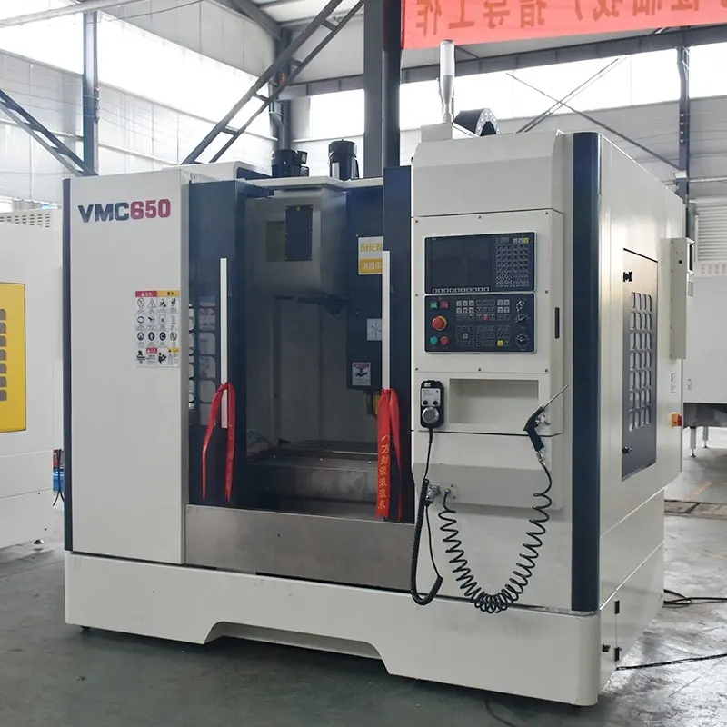 Vmc650 Vmc850 Vmc 1160 Cnc yönlendirme makineleri dikey işleme merkezi tek 15 sağlanan PLC otomatik Cnc 3 eksen makinesi Fanuc