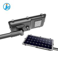 Lampadaires solaires 10W 20W 30W 40W 50W 60W IP66 LED, système solaire tout-en-un pour jardin