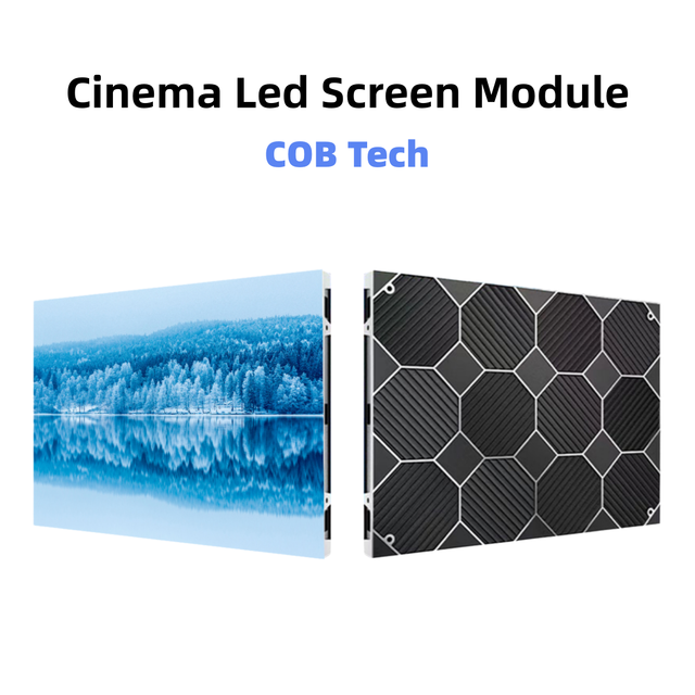 High Performance COB LED Display Screen P0.6-1.8 Cinema LED Screen HD 8K Seamless Splicing Video Wall for Theatre Movie Watching