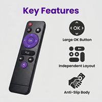 Télécommande de remplacement H96 pour boîtier TV Android H96, compatible avec H96pro+, H96RK3318, H96X3, H96Max H616