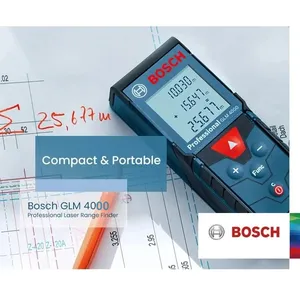 Medidor de Distancia Láser <span class=keywords><strong>Digital</strong></span> <span class=keywords><strong>Bosch</strong></span> GLM4000, Alcance de 40M, Herramienta de Medición para Mejoras del Hogar - Product Image 2