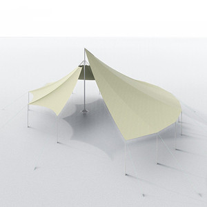 Tente de protection solaire extérieure anti-UV en tissu PVDF imperméable pour les centres de villégiature, les parcs, les grands événements et le camping - Product Image 4