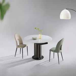 Wholesale New Design Marble Metal Home Furniture Sets Table And Chair