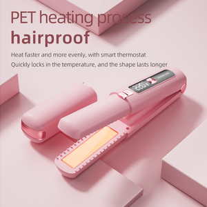 Da viaggio portatile ferro piatto <span class=keywords><strong>professionale</strong></span> elettrico senza fili Usb Mini <span class=keywords><strong>piastra</strong></span> per capelli con piastre di rivestimento in ceramica e cavo Usb - Product Image 4