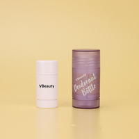 Bouteille de déodorant cosmétique en plastique de 50ml avec ensemble d'emballage de conteneur de bâton pour bouteilles de déodorant de volume de 15 30 50 75G