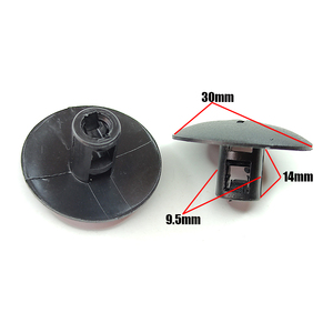 Aoda 10 pièces <span class=keywords><strong>Clips</strong></span> pour tapis rayés de voiture <span class=keywords><strong>Peugeot</strong></span> 408 307 <span class=keywords><strong>206</strong></span>, Citroën C5 C2, Renault Trafic – Fixation en <span class=keywords><strong>plastique</strong></span> - Product Image 1