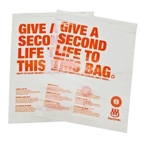 XCGS refermable 100% sacs à fermeture éclair biodégradables pour l'emballage de vêtements - Product Image 3