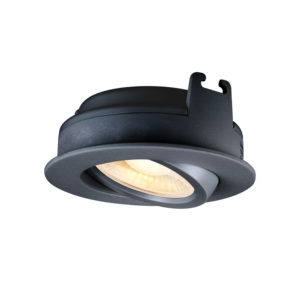 Plafonnier LED encastré réglable 12W avec design moderne à cardan, idéal pour l'éclairage des salons, cuisines et bureaux - Product Image 4
