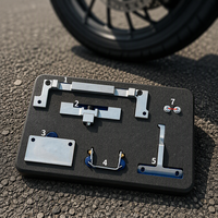 Kit d'outils de calage moteur pour Ford 1.5L 3 cylindres Duratec, réglage précis, outils métalliques, rangement en mousse