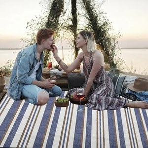 Coperta da Picnic Premium Portatile, Tappetino Leggero Pieghevole <span class=keywords><strong>con</strong></span> Maniglia per il Trasporto, Resistente Tappetino da Esterno per Gite in Famiglia - Product Image 6