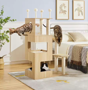 Nichoir simple en bois pour chat, toutes saisons, respirant et résistant à l'humidité, arbre à chat - Product Image 5