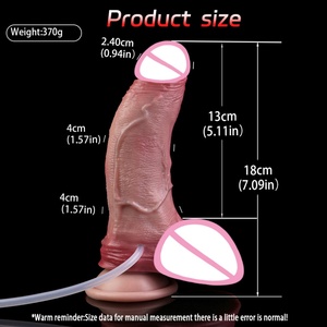 ORALSX Super Realistic <b>Dildos</b> Squirting <b>Dildo</b> Female Masturbation Silicone Penis Flexible Cock Artificial Penis for Women - Product Image 2