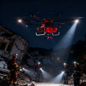 Dron de Bomberos NJ-MAS-FX1 para Múltiples Escenarios, para Aplicaciones en Plantas Industriales de Gran Altura en Zonas Urbanas y Incendios Forestales - Product Image 4