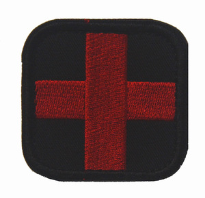 Patch médical tactique de secours haut de gamme avec broderie haute densité et fixation auto-agrippante pour accessoire de sac à dos d'urgence - Product Image 6