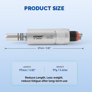 Micromotore Dentale a 2/4 Fori con Generatore LED per Manipolo a Fibra Ottica Tipo E - Product Image 5
