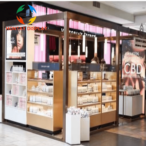 Chiosco su misura dell'esposizione dei gioielli dei materiali di legno di vetro del chiosco dei gioielli del centro commerciale con il contatore dell'esposizione - Product Image 1