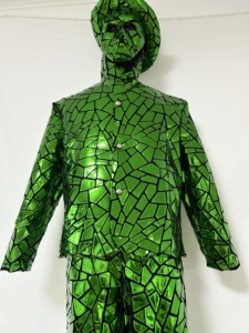 Zancos Verdes con Espejo para Escenario, Halloween, Pascua, Fiestas de Bar, Baile, <span class=keywords><strong>Flamenco</strong></span> Personalizables - Product Image 4
