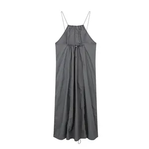 Custom Nylon Party Dress Women's Clothing Summer Casual Dresses Ladies Slip Dress For Women