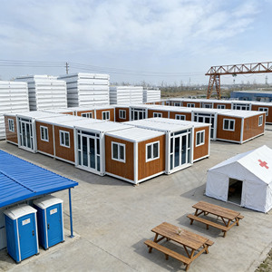 Casa Prefabricada <span class=keywords><strong>de</strong></span> Construcción Rápida y Resistente con Paneles <span class=keywords><strong>de</strong></span> Acero Expandibles para Oficinas <span class=keywords><strong>de</strong></span> Obra y Dormitorios para Trabajadores - Product Image 2