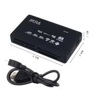 Lecteur de cartes multi-fonctions USB 2.0 6 en 1 pour cartes mémoire SD MS, externe pour ordinateur portable, tablette, Idino USB