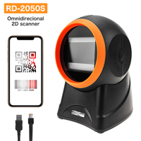 RADALL-Escáner de código de barras omnidireccional 2D de alta calidad, interfaz USB y COM, lector de código de barras de alto rendimiento