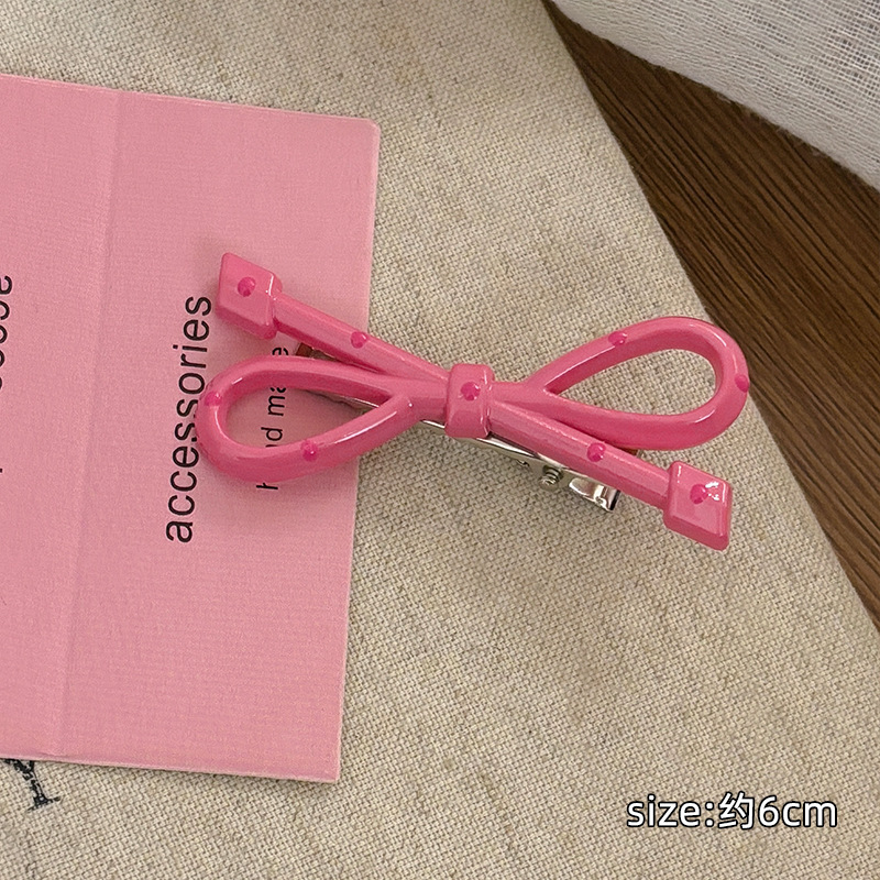 6# Pinkish-red Bowknot