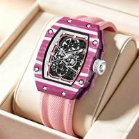 Reloj de Pulsera de Cuarzo con Esfera de 47 mm, Caja de Aleación Ligera, Correa de Nailon, Resistente al Agua 3ATM, Reloj Casual de Lujo para Hombre RM 6702