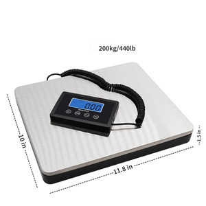 Vận chuyển quy mô 440lb/200kg kỹ thuật số bưu chính quy mô giữ & Tare quy mô bưu kiện cho UPS Bài Văn phòng hành lý thép không gỉ nền tảng - Product Image 2