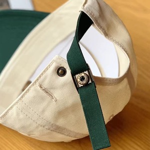 Gorra de Béisbol de Lona Estilo Dad Hat, Bicolor, Bordada, de 5 Paneles, Color Bronceado, Ajustable, Estilo Retro Vintage Western Country - Product Image 5