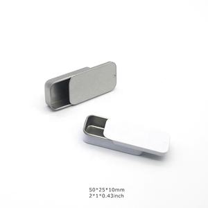 Бальзам-помада, косметический крем, конфеты, таблетки, мятные, в выдвижном алюминиевом футляре, прямоугольная мини-жестяная коробка - Product Image 6