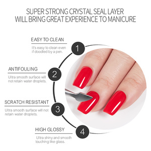 Bozlin-esmalte de Gel sin Hema, capa superior de cristal, superbrillante, Uv, 1Kg - Product Image 4