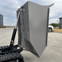 Kompakter 500KG Mini-Dumper mit Gummiketten und Hydraulischer Kippfunktion für Landschaftsbau, Landwirtschaft und Baustellen