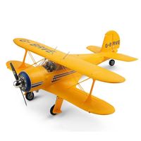 Avión RC de Simulación Beech D17S, Biplano de Ala Fija, 6G3D, Escala Intercambiable, Avión RC de Hobby, Control Remoto