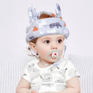 <span class=keywords><strong>Casque</strong></span> de sécurité <span class=keywords><strong>Anti</strong></span> <span class=keywords><strong>chute</strong></span> appui-tête chapeau doux infantile réglable Crash Cap bébé Protection de la tête enfant en bas âge marche - Product Image 4