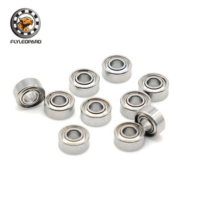 Roulements miniatures en acier inoxydable Flyleopard 3x7x3mm, roulement à billes à gorge profonde Abec-9 Zz scellé métrique - Product Image 1