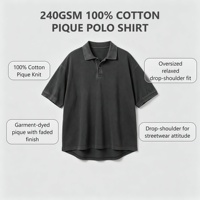 Polo 240 g/m² Street-Luxe 100 % coton piqué avec logo personnalisé