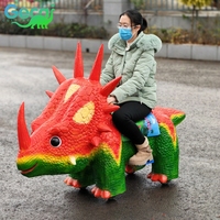 Trottinette électrique pour enfants sur le thème des dinosaures et des animaux pour parc d'attractions, à vendre