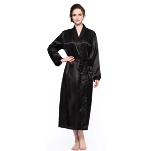 Giá Tốt Phụ Nữ Mịn Ngủ Phụ Nữ Cô Dâu Phù Dâu Dresses Áo Choàng Ngắn Lụa Satin Kimono Áo Choàng Cho Váy Cưới