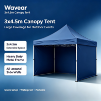 Tente Pop-Up Robuste 10x15 à Trois Couches en Tissu Oxford PVC Imperméable pour Événements Sportifs Extérieurs, Expositions, Grandes Gazebo