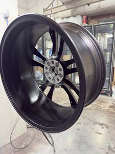 Roues en alliage d'aluminium forgé multi-branches RacingSpeed noires 5x100/5x108/5x112/5x114.3/5x120/6x139.7 Personnalisation PCD ET CB - Product Image 5