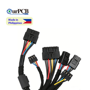 ชุดสายไฟรถยนต์แบบหลายขา OEM แบบกำหนดเอง พร้อมปลอกหุ้มแบบถัก สำหรับการใช้งานด้านพลังงานและสัญญาณ - Product Image 1