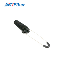 Collier de serrage à court bras ADSS pour câble à fibres optiques aérien, raccord de tension anti-vieillissement pour installation sur poteau FTTH