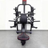 Équipement commercial de Gimnasio Machines chargées de plaques de musculation Entraînement arrière en acier Rangée assise Super rameur à ramer