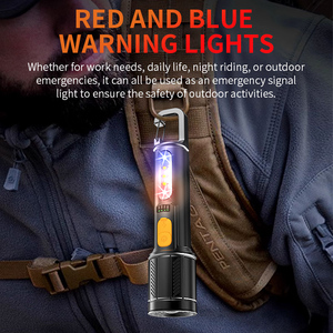 DC Power <span class=keywords><strong>LED</strong></span> Focus <span class=keywords><strong>Torch</strong></span> pin lithium hoạt động Mini Đèn pin khẩn cấp ánh sáng ngoài trời sử dụng ánh sáng cầm tay loại C sạc - Product Image 3