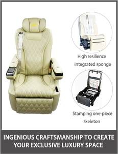 Asiento ajustable de cuero para <span class=keywords><strong>Camper</strong></span>, accesorio de lujo, Interior modificado, VIP, cómodo, Nappa - Product Image 2