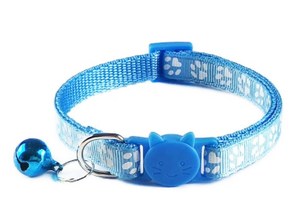 Ucuz pet kedi yaka küçük köpek için bell ile noel güzel sevimli pençe kitty polyester pet yaka kedi tedarik aksesuarları - Product Image 3