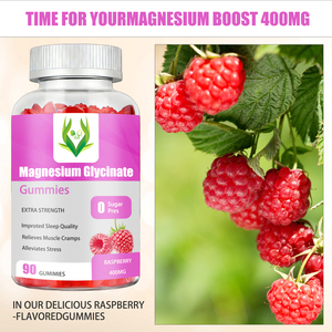 Offre Spéciale : Gommes de glycinate de magnésium avec vitamines D et B6, sans sucre, pour l'équilibre hormonal - Product Image 6